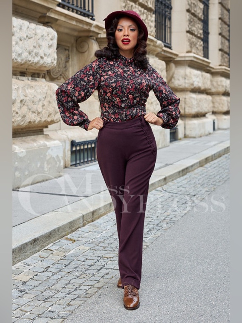 Miss Candyfloss Nicola-Lavania Cigarette Pants